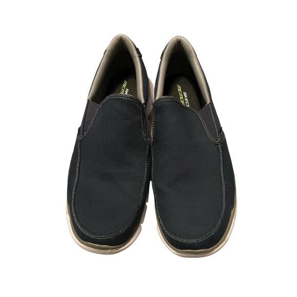 Skechers Other - Skechers Mens Navy Blue Sport Equalizer Comfort Slip On Loafers Shoes Size 11